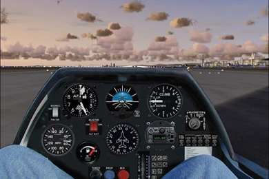 Moni Motor Glider Tri Cycle Gear Variant For FS2004