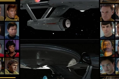 THE CASTS OF THE ORIGINAL STAR TREK AND STAR TREK 2009 WALLPAPER ...