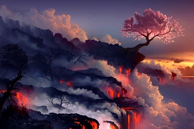 Lava Landscape Wallpapers
