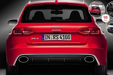2013 Audi RS4 Avant   Rear