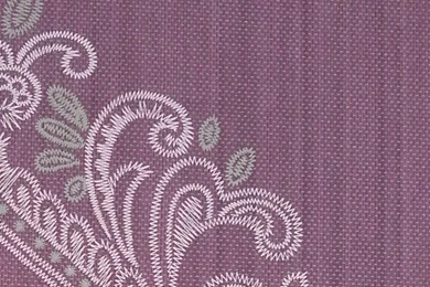 10M Roll Luxury Gorgeous Beige Damask Stitchwork Textured Purple ...