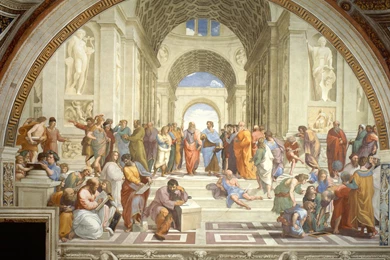 Wallpapers Raphael The School Of Athens   1680 X 1050   Famous ...