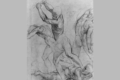 Study On The "School Of Athens" Relief Scene At The Corner Of The ...