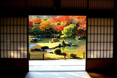 JAPANESE GARDEN WALLPAPER   (