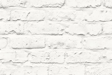 Contemporary Faux Brick White Industrial Chic Wallpapers