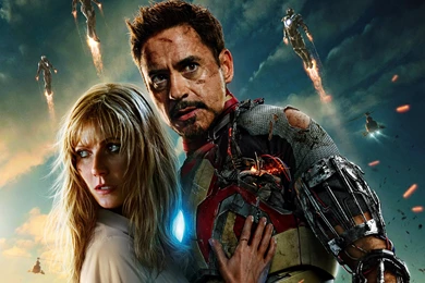 Iron Man 3 Tony Stark And Pepper Potts HD Desktop Wallpapers ...