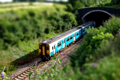 Beautiful Tilt Shift Wallpapers Of Train