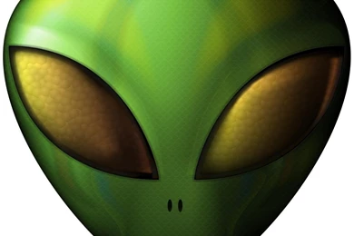 MY GREEN ALIEN WALLPAPER   (