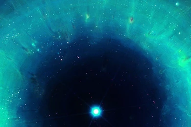 Wallpapers Galaxy Eye Center Gren Space Stars iPhone 6 Plus ...