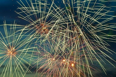 Happy New Year 2015 Fireworks Sunset iPhone 6 Wallpapers Download ...