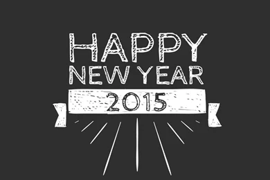 Happy New Year 2015 Retro Insignia iPhone 6 Plus HD Wallpapers ...