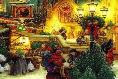 Old Fashioned / Vintage Christmas Wallpapers Page 2   Crazy ...