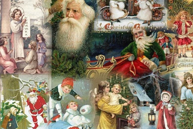 Christmas Vintage Wallpapers   Vintage Wallpapers (33115935)   Fanpop