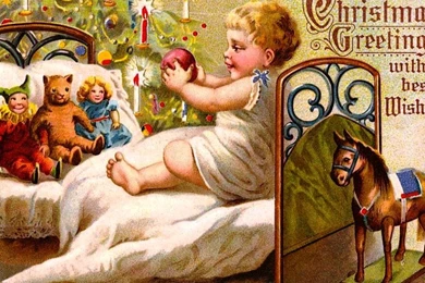 Christmas Vintage Wallpapers   Vintage Wallpapers (33115934)   Fanpop