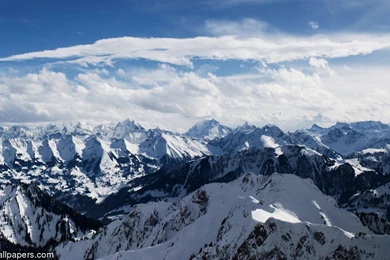 Alps Mountains Dual Monitor 1920x1080 Wallpapers