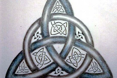 Blue Triquetra By IrishArtiste On DeviantArt