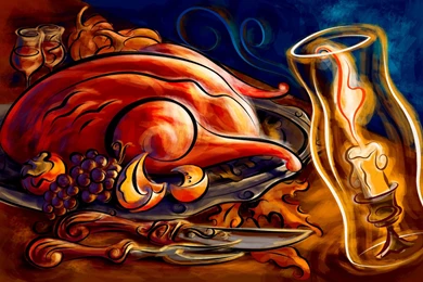 Thanksgiving Dinner Desktop Wallpapers