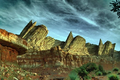 Radiator Springs 2560x1440 Wallpapers