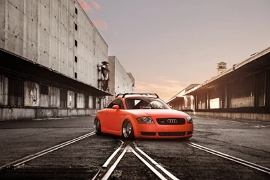 Audi TT Orange Car Wheels Tuning HD Wallpapers   FreeWallsUp
