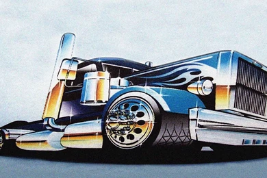 Trucks Digital Art 18 Wheeler Automotive Wallpapers