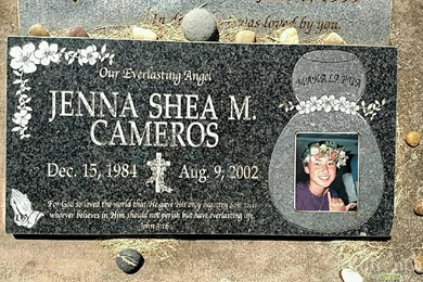 Jenna Shea M Cameros (1984 2002) Grave Site Cemetery: Molokaʻi ...
