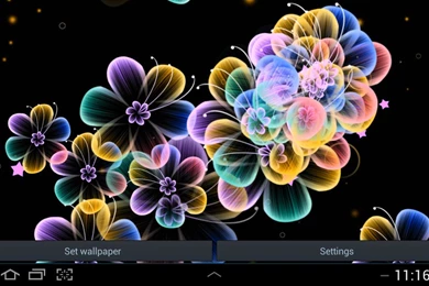 Neon Flowers Live Wallpapers Free Android Live Wallpapers Download ...