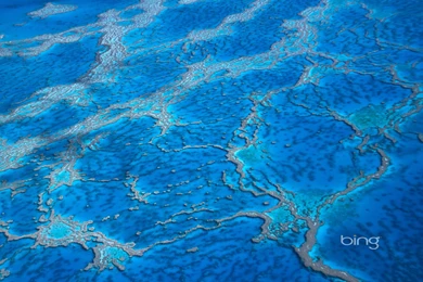 Aerial View Of The Great Barrier Reef, Queensland, Australia