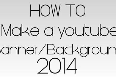 How To Make A Youtube Background/Banner W/GIMP (2014)   YouTube