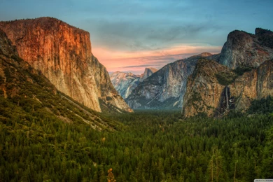 Yosemite Valley View HD Desktop Wallpapers : Widescreen : High ...