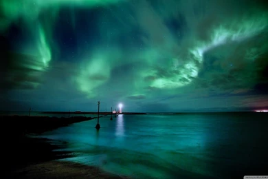 Aurora Borealis Wallpapers Hd 1600x900   Wallpaper.