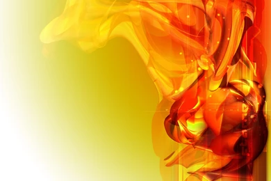 Abstract Red Orange Flame Fire