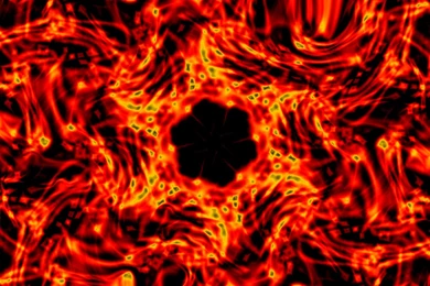 Fire Star Fractal   Abstract Wallpapers Image   1280x1024 Pixels