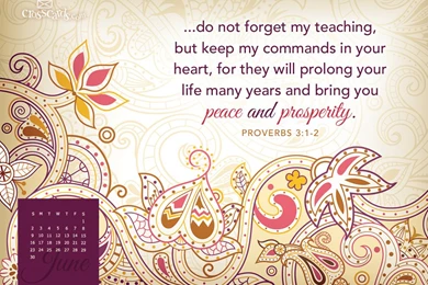 Desktop Wallpapers Calendars: June 2013