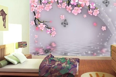 Download Plum Wallpapers Living Room   New Large Custom Wallpapers ...