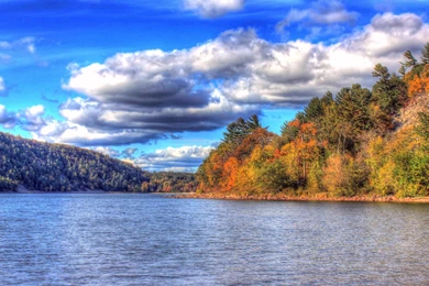 Wisconsin lake clouds nature scenery high quality wallpapers ...