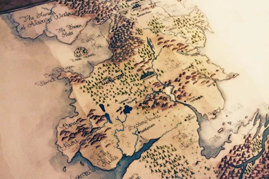 Game Of Thrones" Map