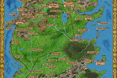 DeviantArt: More Like Westeros Map South Cityes By Carturello