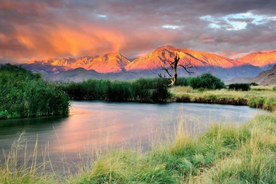 Mountain River Forest Scenery Wallpapers For Desktop & Mobile