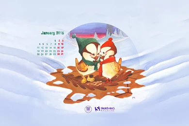 Beautiful January 2016 Calendars Wallpapers For Desktop And IPad