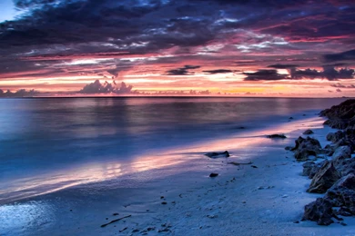 Colorful Sunrise Beach Wallpapers