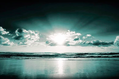 SUNRISE BEACH WALLPAPER