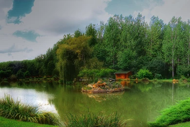 Corner Lake House >> HD Wallpaper, Get It Now!
