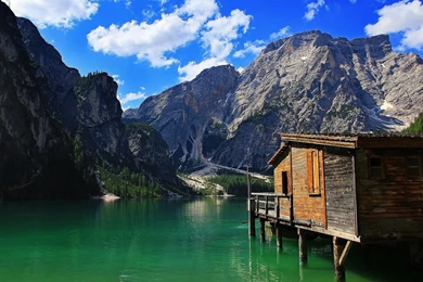 House To The Mountain Lake Wallpapers 1920x1080   ImgMob