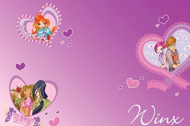 Flora Helia Winx Club Love – Entertainment Funny HD Desktop Wallpapers