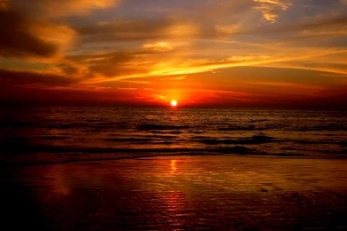 Beautiful Ocean Sunset Wallpapers For PC