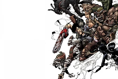 Army Of Darkness Funny Artwork Of Movie Hd Wallpapers (