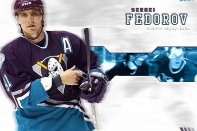 SERGEI DEDOROV ANAHEIM MIGHTY DUCKS WALLPAPER (
