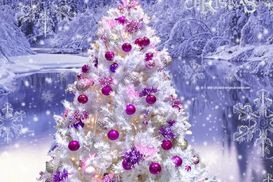 Download Wallpapers Hd 1920x1080 Christmas   Pink Christmas Tree ...