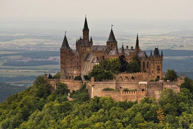Hohenzollern Castle, Germany Wide Desktop Backgrounds
