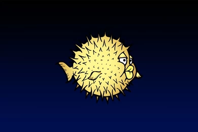 1920x1200 Yellow BSD Fish Desktop PC And Mac Wallpapers